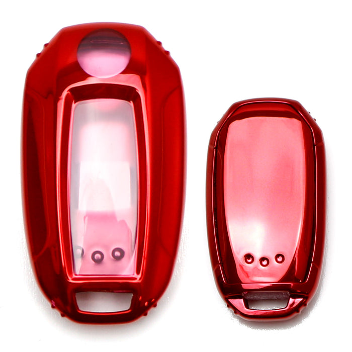 MEDZUK Custodia per Chiave Compatibile con Ford Puma ST line X 2020-2024 2025 Cover Chiave Auto, Guscio Chiave TPU con Portachiavi Accessori Protezione (Argento MEDZUK Custodia per Chiave Compatibile con Ford Puma ST line X 2020-2024 2025 Cover Chiave Auto, Guscio Chiave TPU con Portachiavi Accessori Protezione (Argento