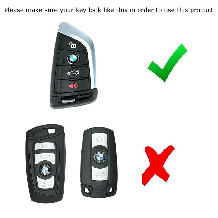 X11 Rim Keys M-Colored Stripe Carbon Fiber Leather Key Holder For BMW X1 X4 X5 X6 5 ...
