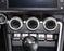 Silver Aluminum AC Stereo Tune Turn-Knob Covers For 22-up Subaru BRZ Toyota GR86