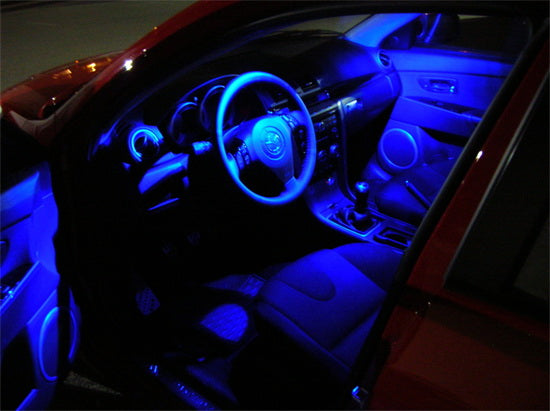 Ultra Blue 9-SMD 1.25" 31mm DE3175 DE3022 LED Bulbs For Interior Map Dome Lights