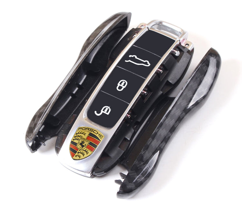 Carbon Look Auto Schlüssel Cover für Porsche Cayenne / Panamera