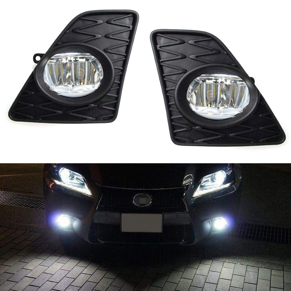 Sup-light2016 Pair LED Fog Lights For Lexus GS350, HS250h, LX570, RX350 - 6000K 60W