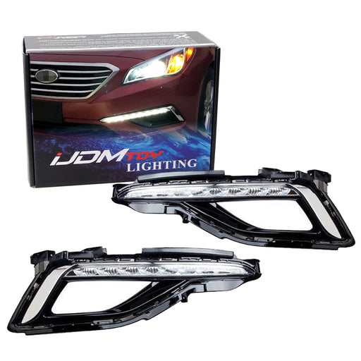 High Power LED Daytime Running Light DRL Lamps For 15-17 Hyundai Sonata SE Model