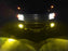 Yellow CREE LED Pods w/Foglight Covers, Bracket Mounts Relay For 15-19 GMC 2500