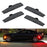 Amber/Red Full LED Side Marker Light Kit For 2016-up Chevy Camaro, Powered by Total 180-SMD LED, Replace OEM Sidemarker Lamps-iJDMTOY