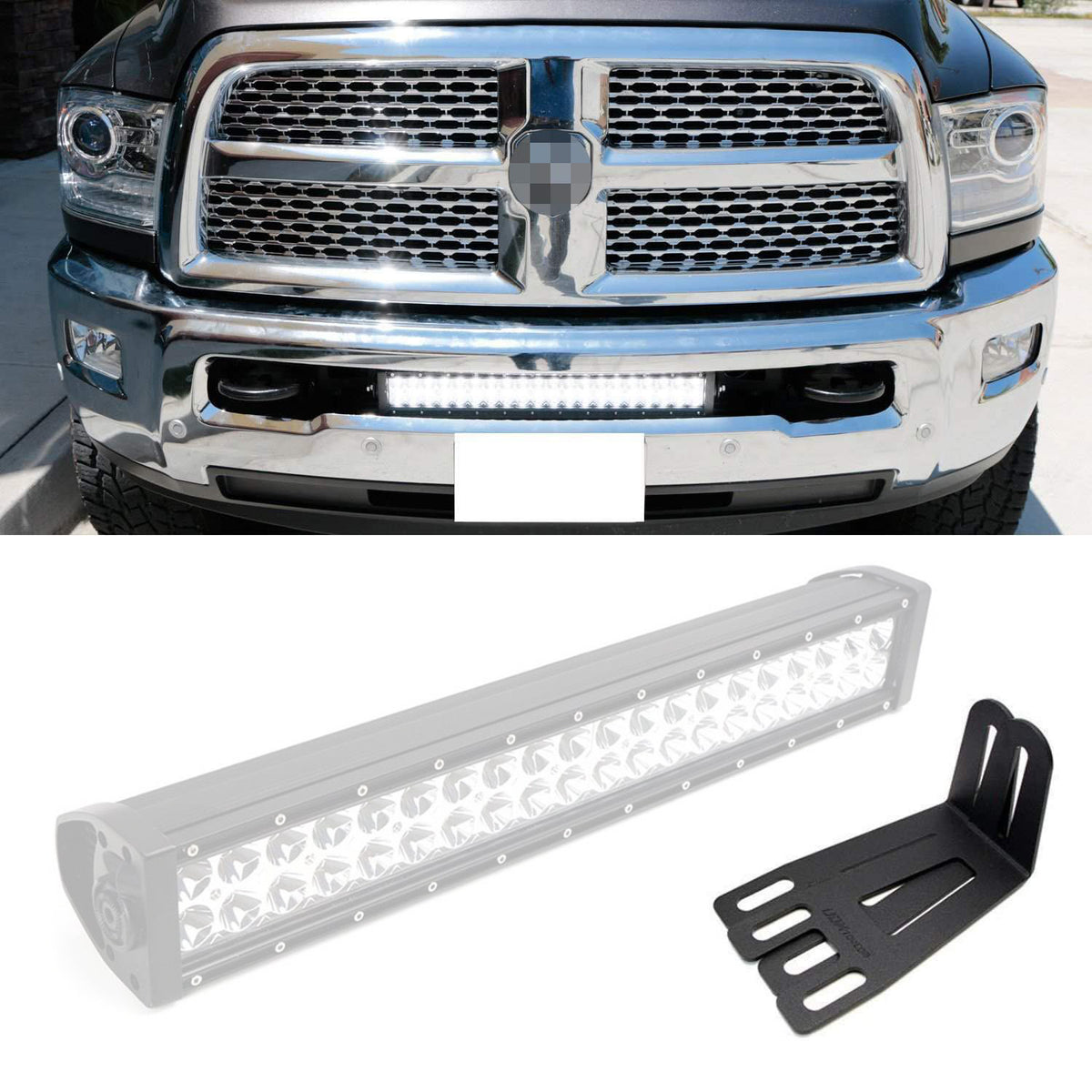 Led Light Bar Brackets For Dodge Ram 1500 Shelly Lighting