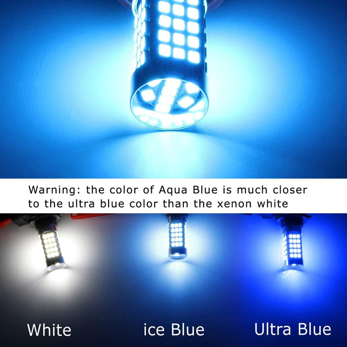 Kalkun Evaluering Børnecenter 12000K Ice/Aqua Blue 69-SMD 9005 9145 H10 LED Bulbs — iJDMTOY.com