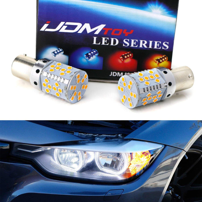 CAN-bus 50W CREE 7507 PY21W LED Bulbs For BMW 1 2 3 4 Series X1 X3 X4 X5 Front or Rear Turn Signal Lights