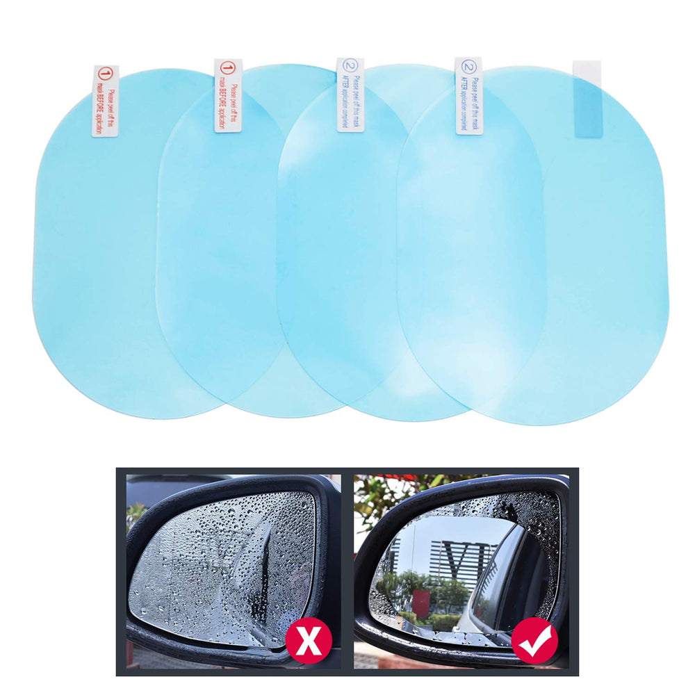 Car Side View Mirror Waterproof Anti-Fog Film - Anti-Glare Anti-Mist  Protector Sticker - to See