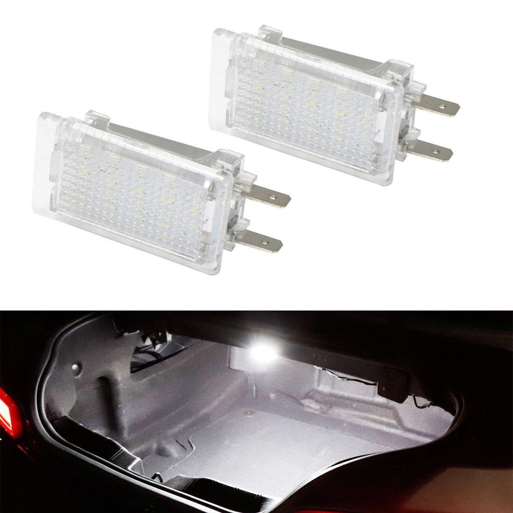 (2) Xenon White 18-SMD LED Trunk/Engine Bay Lights For Porsche 911 Carrera Cayman Boxster, Great as OEM Replacement-iJDMTOY