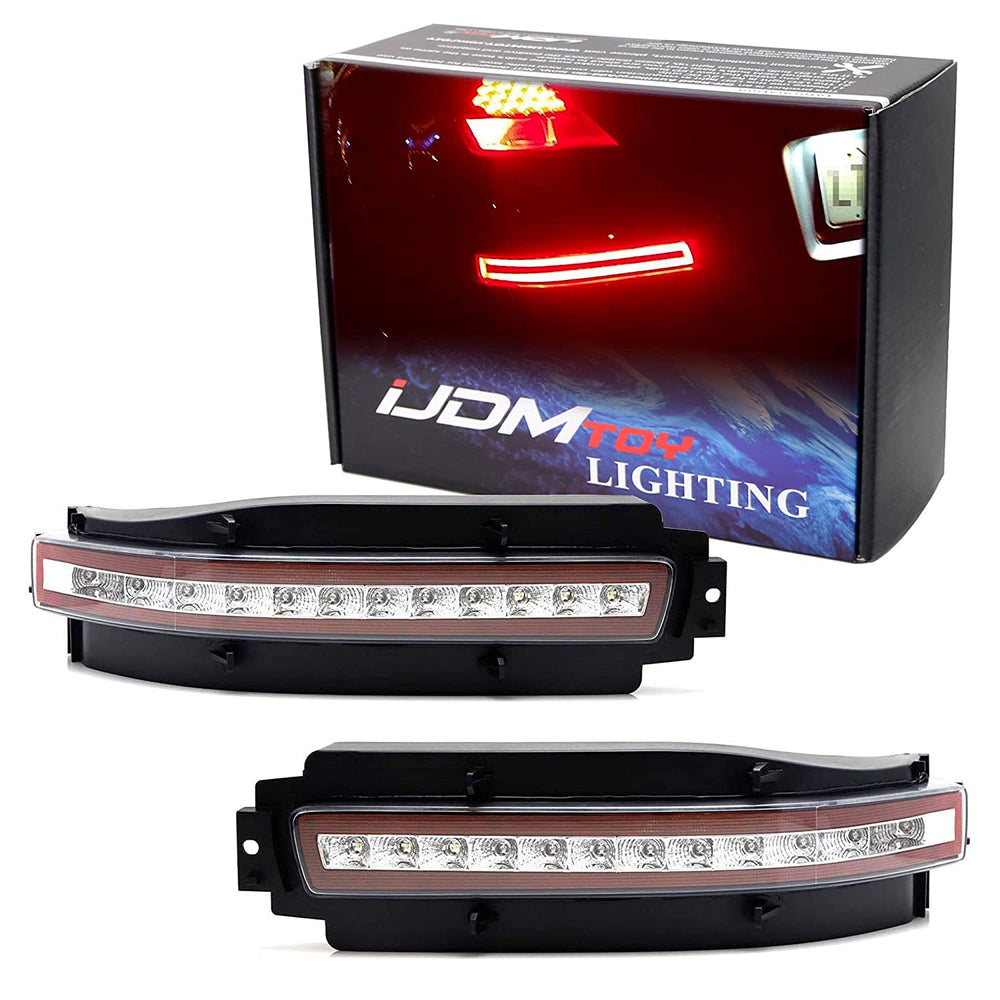 thumbnail image 2 of JDMTECH Clear Lens LED Tail Light Assembly For 03-09 Nissan 350Z – All-In-One Turn Signal, Backup, Brake (Set) 2 of 6