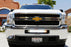 Lower Bumper 20" 120W LED Light Bar Kit For 2011-14 Chevy Silverado 2500HD 3500HD, Includes (1) Amber LED Strobe LED Lightbar, Lower Bumper Grille Mount Brackets & Relay Wiring On/Off Switch-iJDMTOY