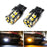 26-SMD Diodes White/Amber Dual Color Switchback 1157 or 7443 LED Bulbs For Front Turn Signal Lamps-iJDMTOY
