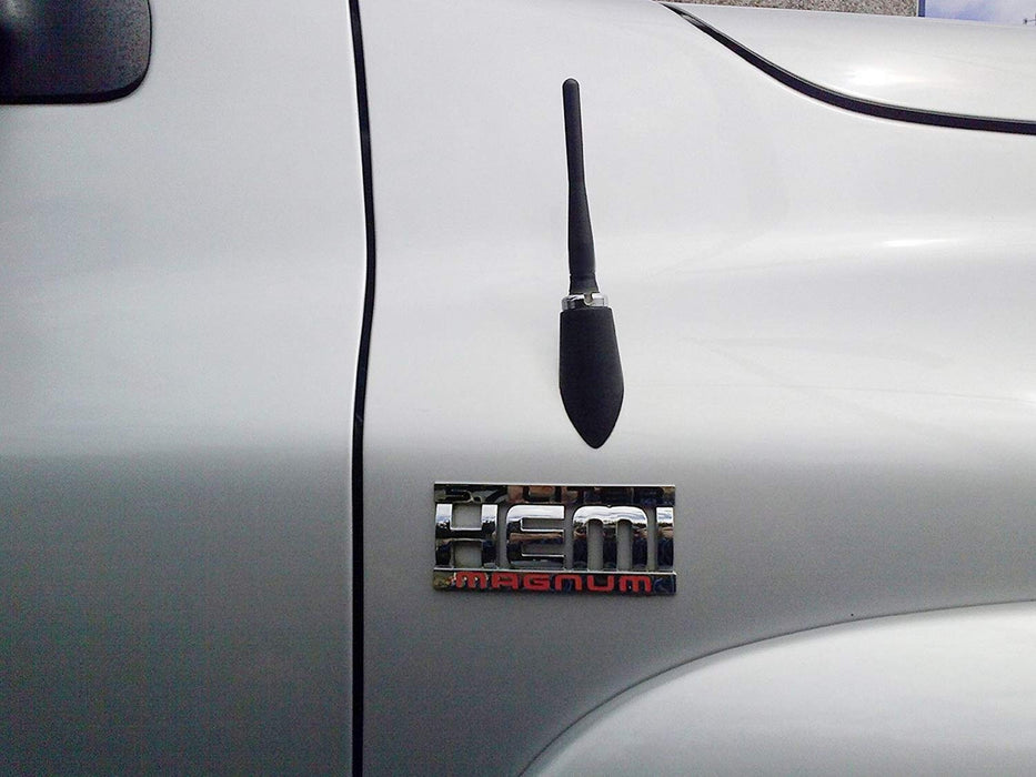 4-Inch Universal Short Radio Antenna Topper For Truck SUV, Matte Black Finish