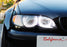 7000K Xenon White 264-SMD LED Angel Eyes Halo Ring Lighting Kit for BMW E36 E46 3 Series E39 5 Series E38 7 Series with Adaptive Xenon HID Headlight-iJDMTOY