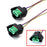 OEM H11 H8 Female Adapters Wiring Harness Sockets w/ 4" Wire Pigtails For Headlights or Fog Lights Use-iJDMTOY