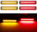 Clear Lens Amber/Red Full LED Side Marker Light Kit For 2003-2009 Hummer H2