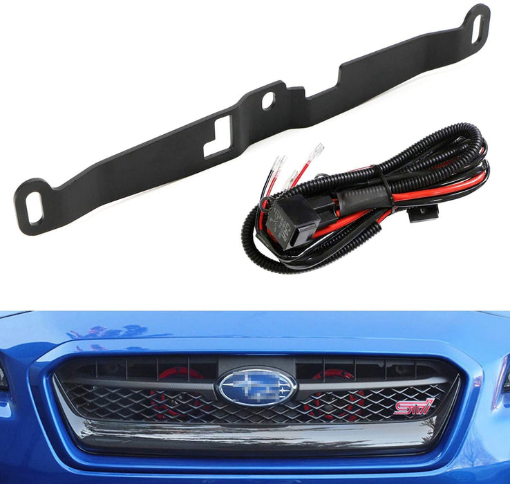 Behind Grille Horn Mounting Bracket & Relay Wiring Combo For 2008-up WRX STI