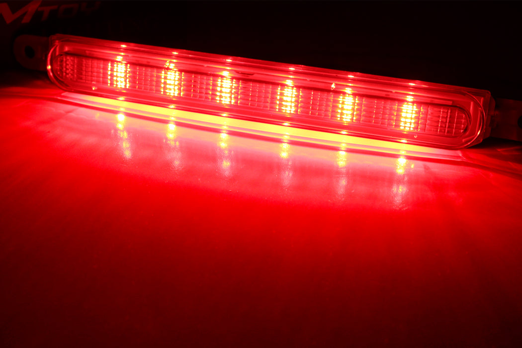 Red Lens Full LED Trunk Lid 3rd Brake Light Bar For 08-17 Mitsubishi Lancer Evo