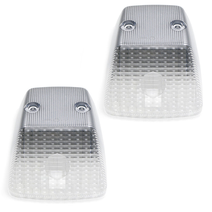 Clear Silver Lenses For Mercedes W463 G-Class OE-Spec Front Turn Signal Lamps