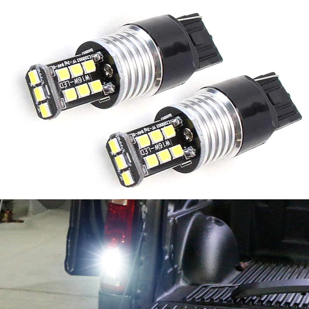 White 7440 LED Backup Reverse Light Bulbs For Ford F150 F250 Dodge RAM ...
