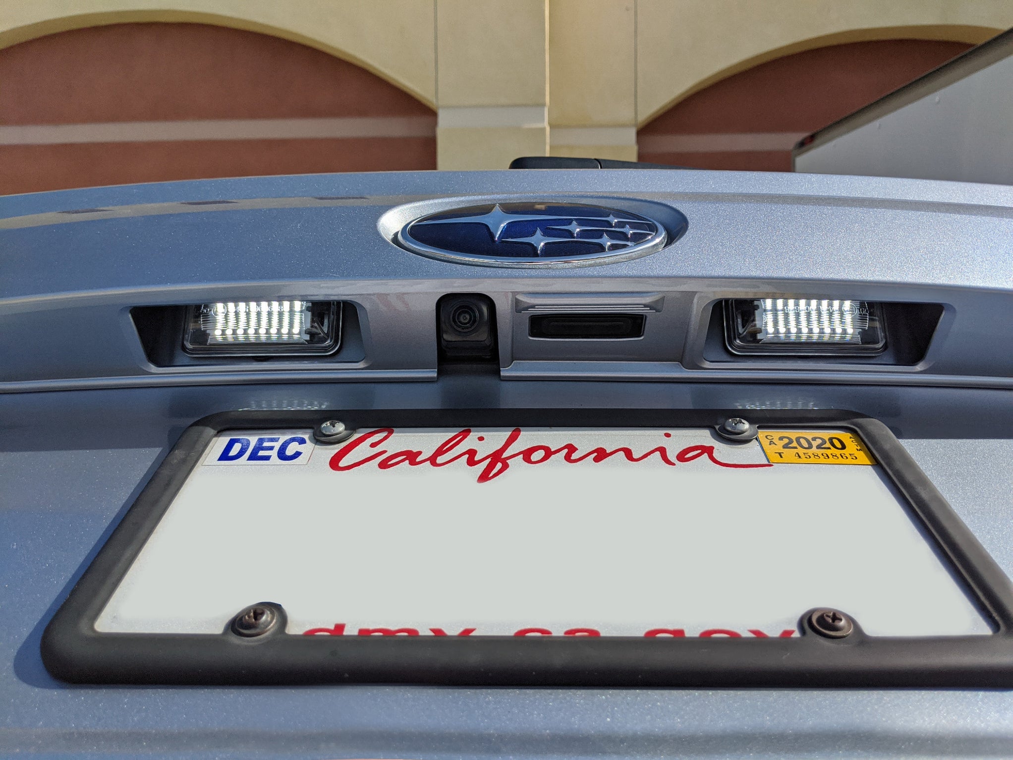 Direct Replace White LED License Plate Light Lamps For Scion FRS Subar ...