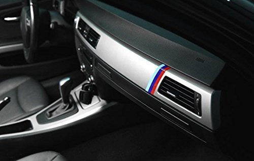(1) 10" M-Colored Stripe Decal Sticker For BMW Exterior or Interior Decoration