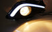 LED Daytime Running Light & Halogen Fog Lamp Kit For 2014-2016 Mazda6 (Xenon White LED DRLs, Halogen Foglights, Bezel Covers & Switch Wiring Harness)-iJDMTOY