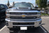 Smoked Lens Amber LED Grille Lights Kit For 15-up Chevy Silverado 2500 3500, Center Set 3-Piece Marker Lamps w/ Wiring & Hardware-iJDMTOY