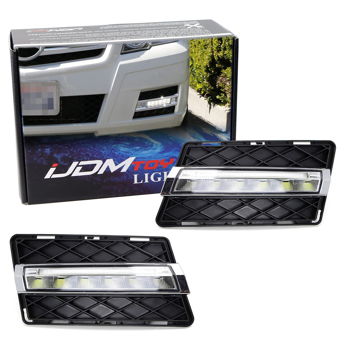 Direct Fit 18W LED Daytime Running Lights DRL For 09-12 Mercedes