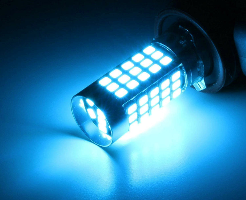 Clear Lens Fog Lamps w/ Ice Blue LED Bulbs Combo For Durango 300C Grand Cherokee