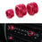 3pcs Blue or Red Anodized Aluminum AC Climate Control and Radio Volume Knob Ring Covers For BMW 2014-18 X5 F15, 2015-19 X6 F16