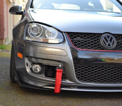 Sports Red High Strength Racing Tow Strap Set for Front Rear Bumper Towing  Hook — iJDMTOY.com