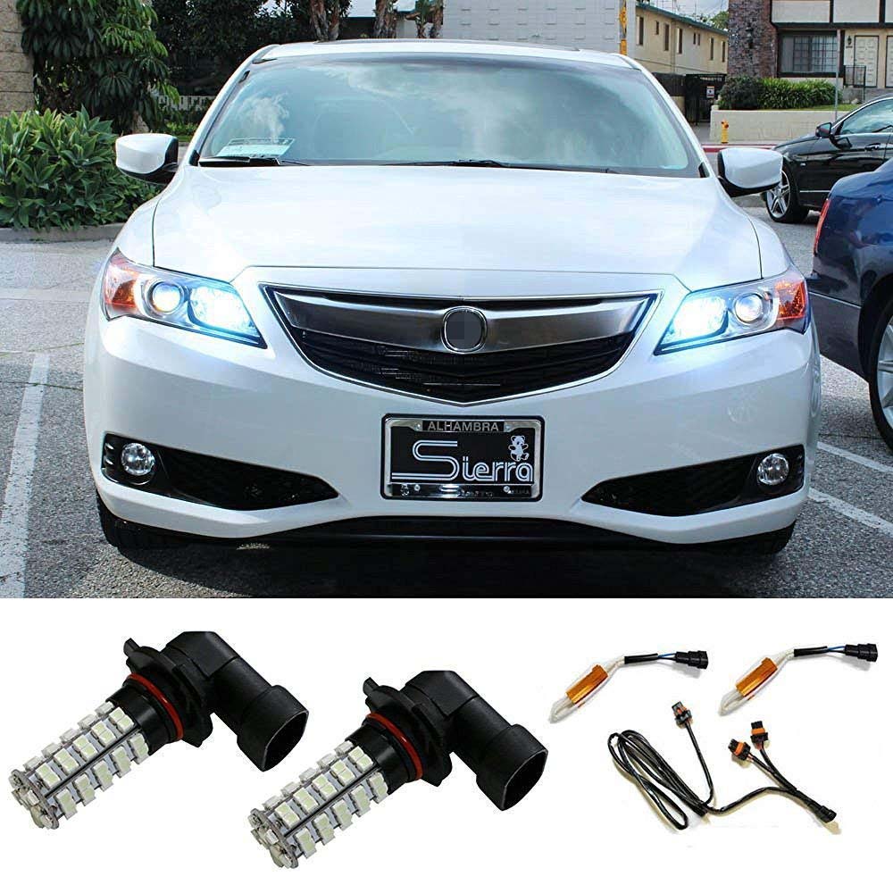 thumbnail image 2 of SHENKENUO 9005 LED Headlight Bulbs – 6000K White, 100W, High Beam/DRL/Fog, IP67, For Acura/Honda (2 Pack) 2 of 6