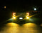 50W 5202 2504 Yellow CSP LED Headlight Foglamp Driving DRL Light Upgrading Bulbs