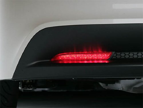 Red Lens LED Bumper Reflectors For Honda CR-Z CRV Insight taillight brake lights