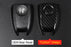 Gloss Black Carbon Pattern KeyFob Back Panel Cover For Alfa Romeo Giulia Stelvio