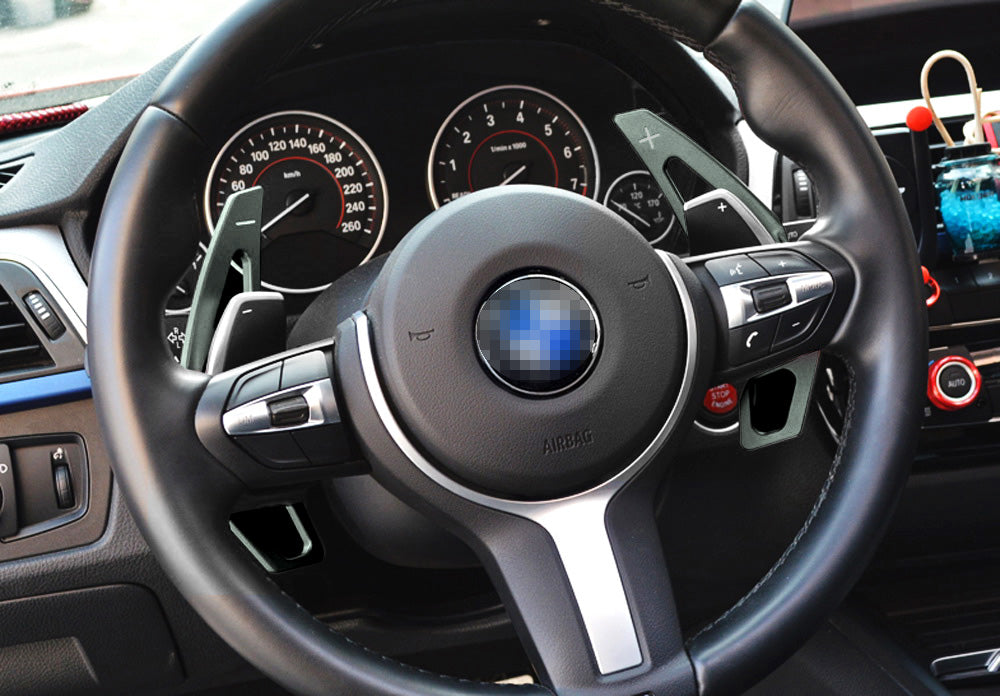 thumbnail interactive-video image 1 of Xotic Tech Blue Alloy Steering Wheel Paddle Shifter Extensions For BMW F15 F22 F30 F32 1 of 3