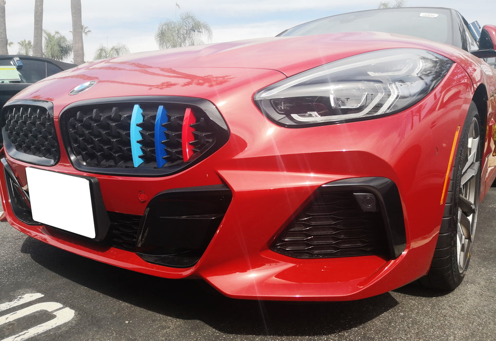 ///M-Colored Grille Insert Trims For 2019-up BMW G29 Z4 3D Mesh Kidney Grills
