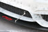 Universal Fit Silver Front Bumper Lip Splitter Strut Rod Support Bars, 6 to 7.5"