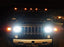Clear Lens Amber/Red Full LED Cab Roof Clearance Lights For 03-09 Hummer H2 SUT