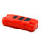 Red Plastic Key Remote Fob Enclosure Shell w/Black Keypads For Jeep Wrangler JL