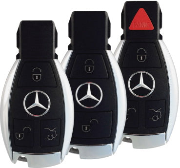 Black, Blue or Red Finish TPU Key Fob Protective Cover Case For Mercedes Benz C E S M CLA CLS CLK GLK GLA GLC GLE GL SL Class, etc Remote Key-iJDMTOY