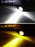 1-Inch White/Yellow Dual Color 20W Mini LED Projector Lens Driving Fog Light Kit