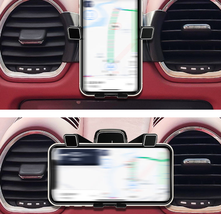 Smartphone Gravity Holder w/Exact Fit Dash Mount For Porsche 718 Boxster Cayman