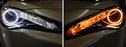 Amber/White Switchback LED Angel Eyes Halo Ring Lighting Kit For 2013-up Scion FR-S (Toyota FT-86) Subaru BRZ