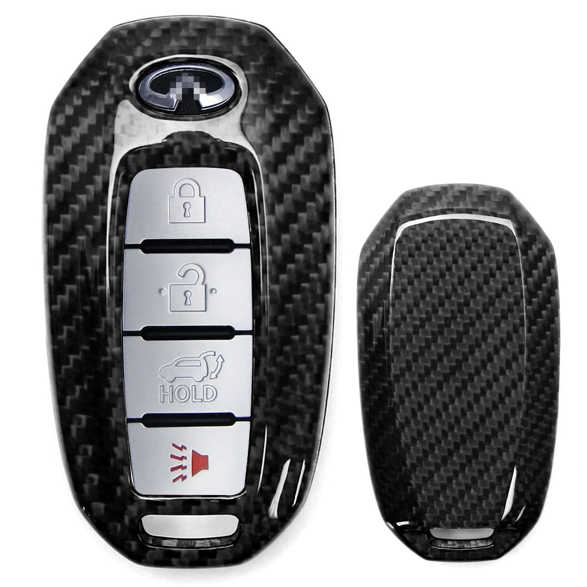 Fiber Key Carbon Fiber Key Fob Shell For Infiniti 20-up Q50 Q60 QX50... — iJDMTOY.com