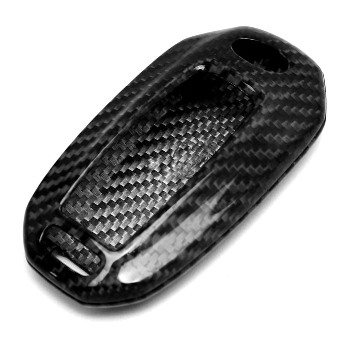 Real/Genuine Black Carbon Fiber Key Fob Shell For Infiniti 20-up Q50 Q60 QX50...