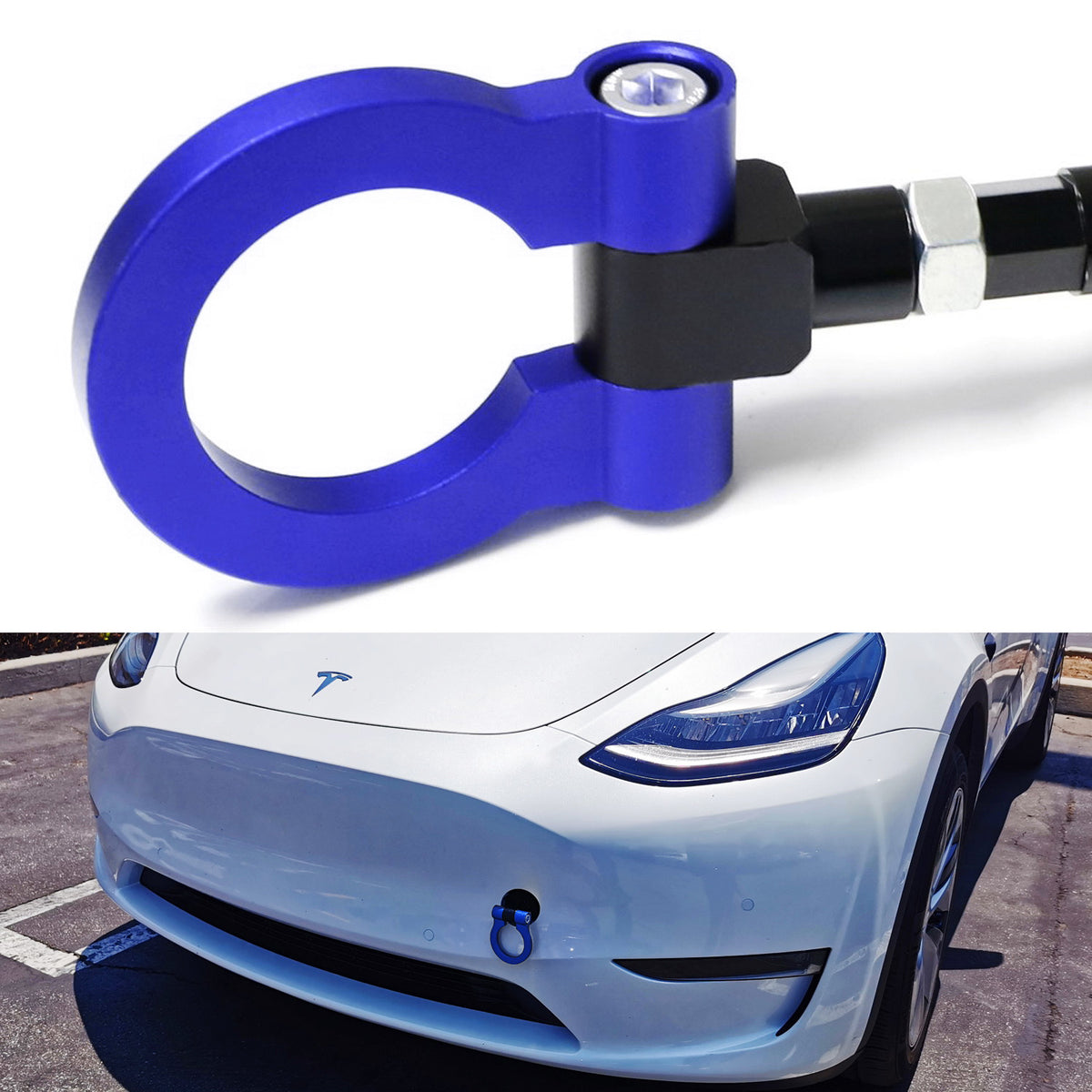 Front Bumper Tow Hook License Plate Mounting Bracket For 2020-up Tesla —  iJDMTOY.com
