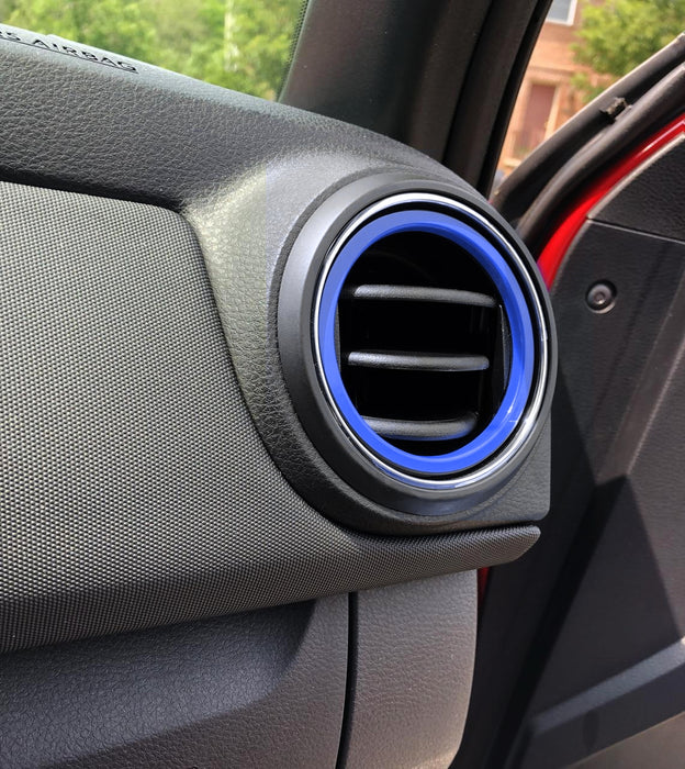 Blue Air Conditioner Vent Inner Opening Decoration Cover Trims For 16-up Tacoma